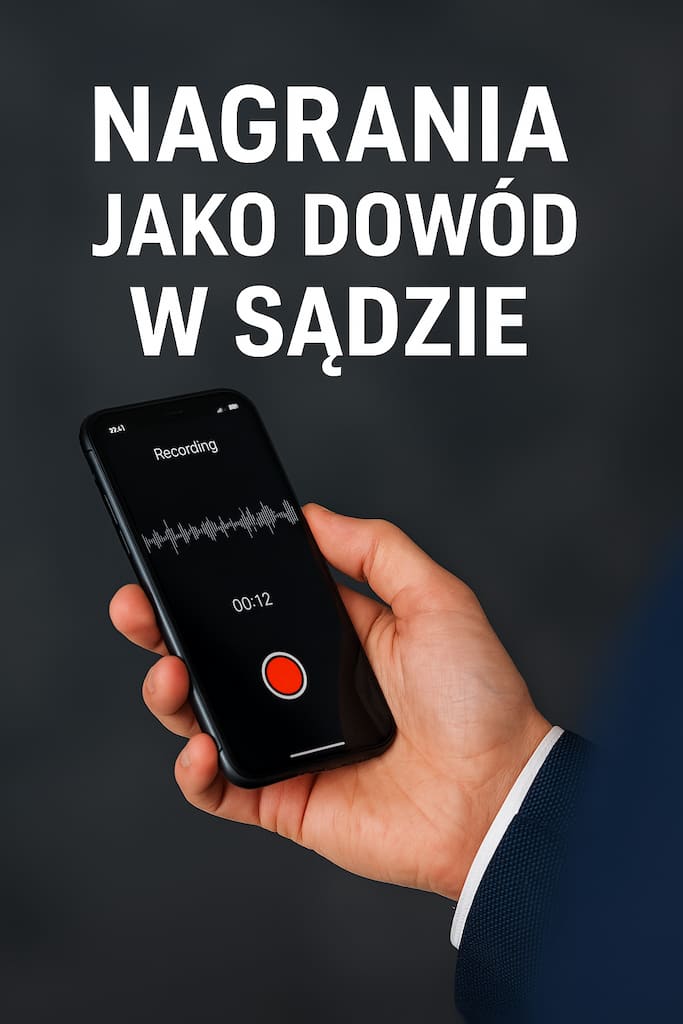 Czy nagrania mogą być dowodem w sądzie?
